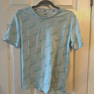 Light green puma shirt